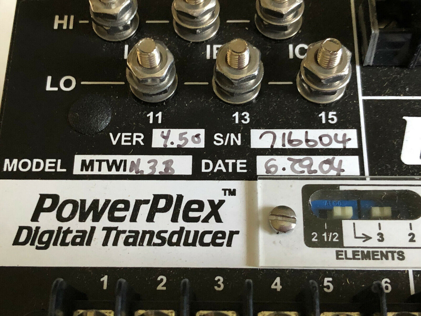 Bitronics Mtwin3b, Mtwin3b-S520-Vd10,142-0622 Transducer Digital 6W,Mtwi N3b,Fg