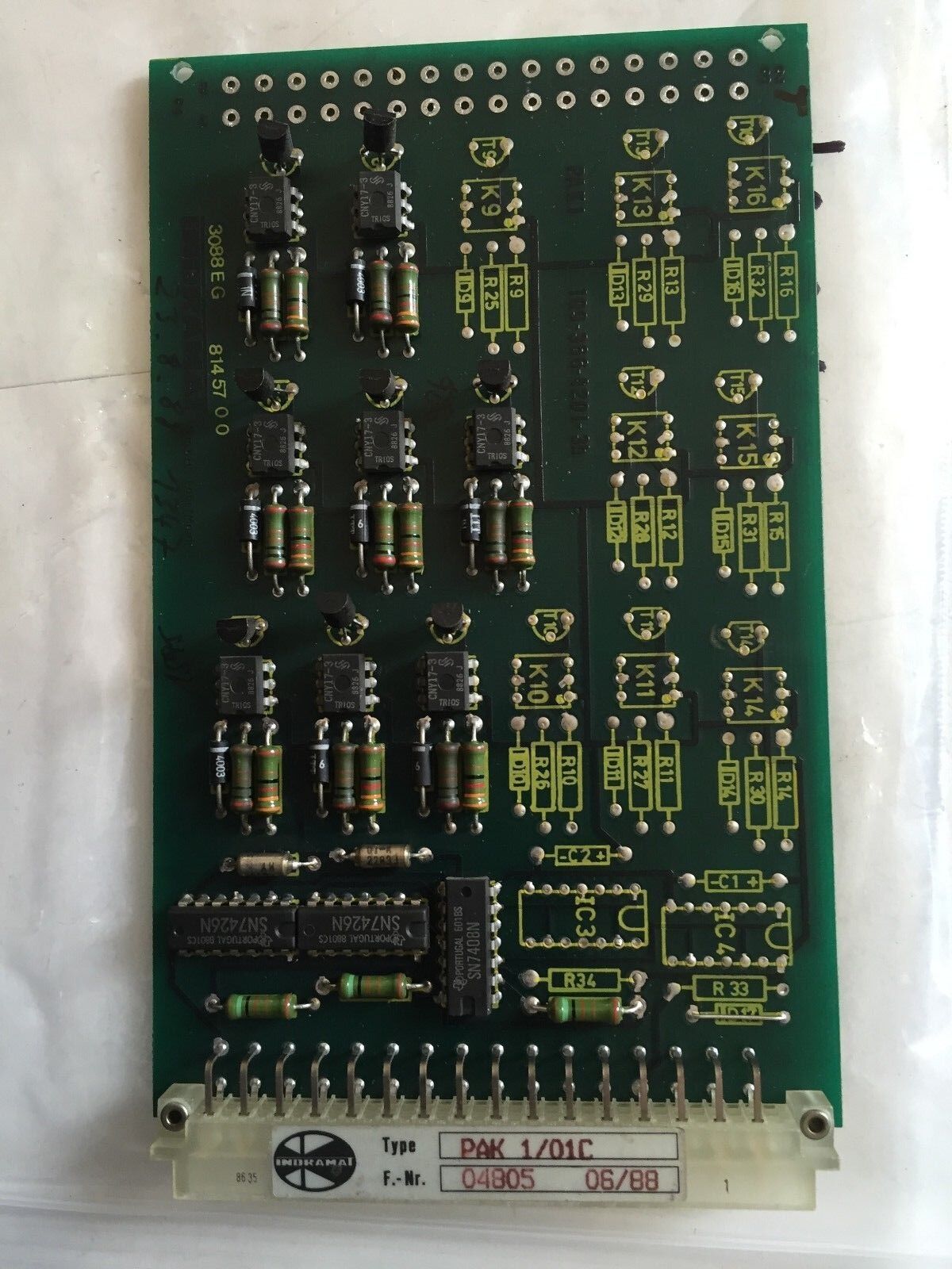 Indramat Pak 1/01C Pcb Board,Fb