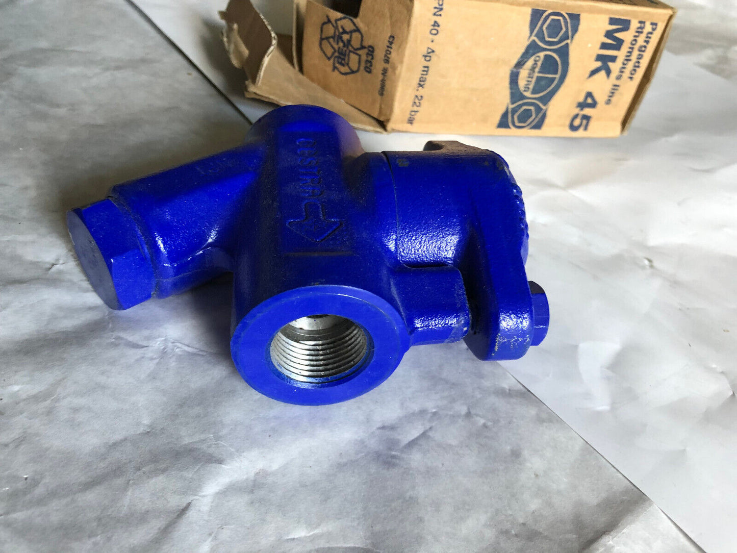3/4" Flowserve Mk 45-2 3/4 20Pn40 Thermostatic Steam Trap,Gestra A105,Al