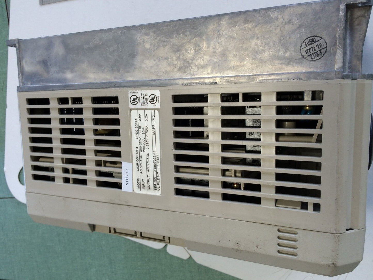 Magnetek Cimr-G5u20p4 Ac Drive, 3.9 A, 200-230 Vac, 3-Phase Gpd 515,Ff