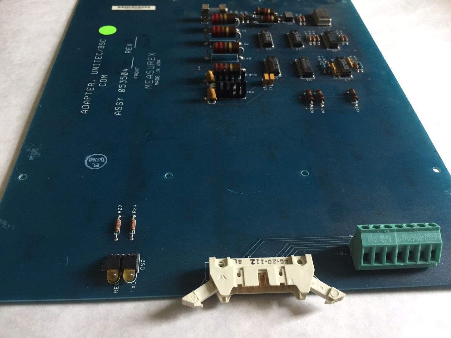 Honeywell 05350400,053504 Measurex 05340400 Rev D,Adapter Unitec/Bsc Com,Sv