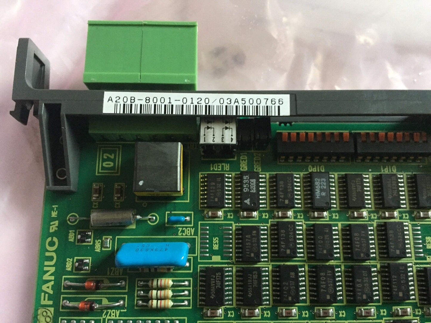 Fanuc A20b-8001-0120/03A,Fanuc A20b-8001-0120,A20b-1006-0220/01A,Ee