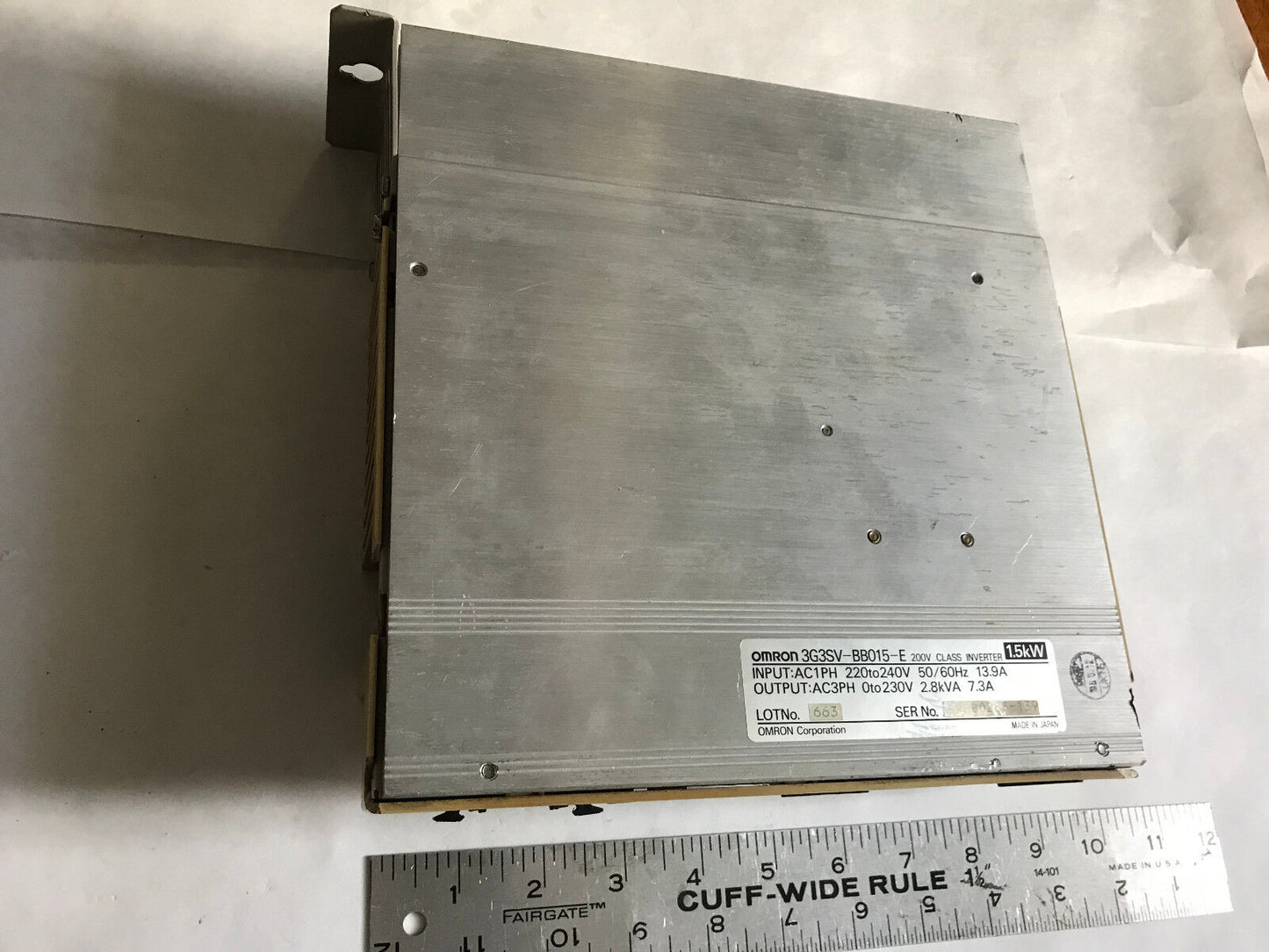 Omron 3G3sv-Bb015-E Omron 3G3sv,Sysdrive 2Hp 200V 1Ph Inverter Ac Drive,Su