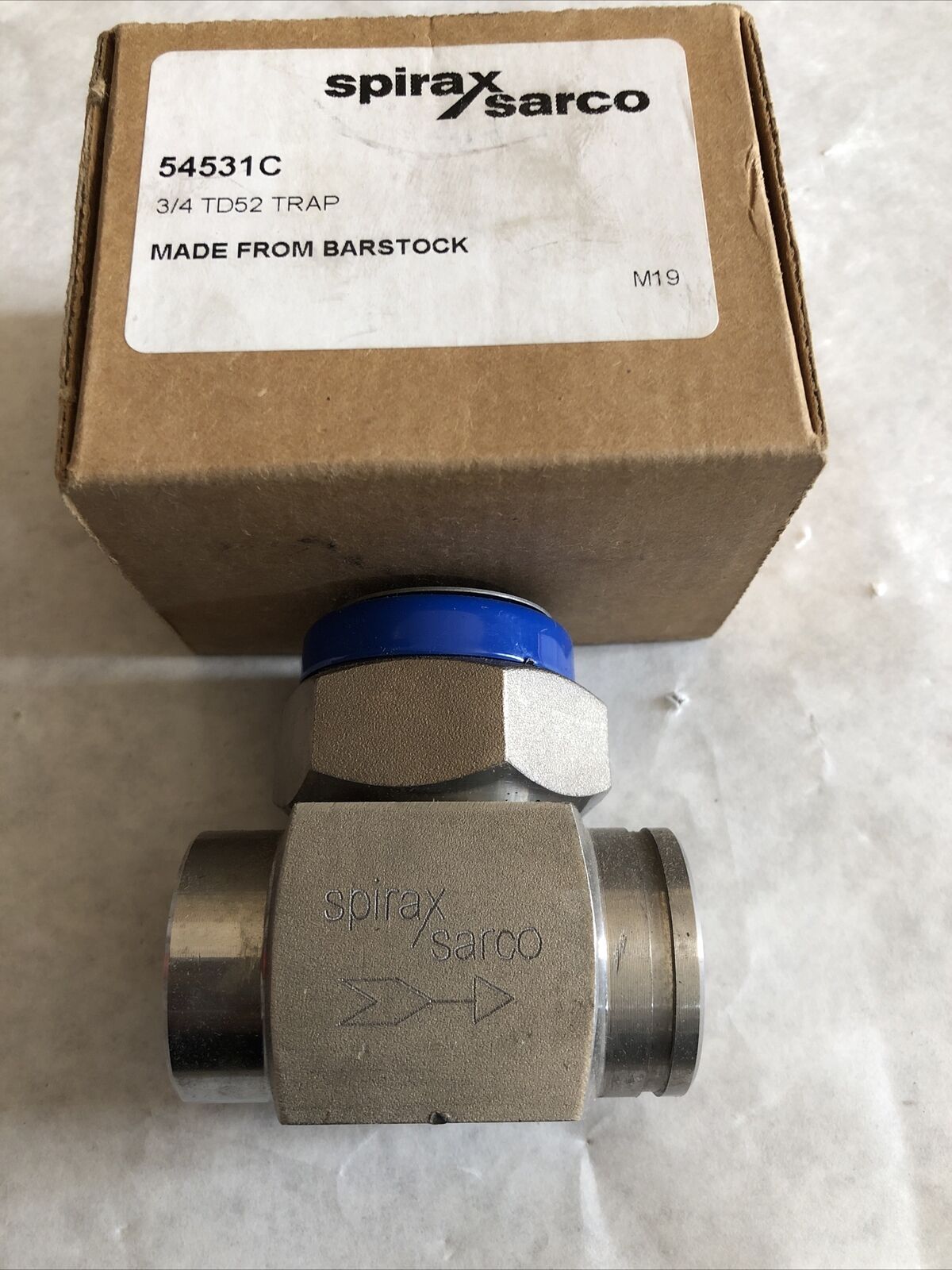 Spirax Sarco 3/4” Td52,54531C Thermo Dynamic Steam Trap Cool Blue Heavy Duty,Ep