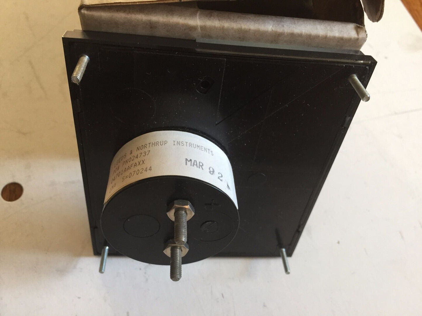 Leeds & Northrup 04701Aafaxx Meter Panel Mount Dissolved Oxygen, Pn024737,Cw