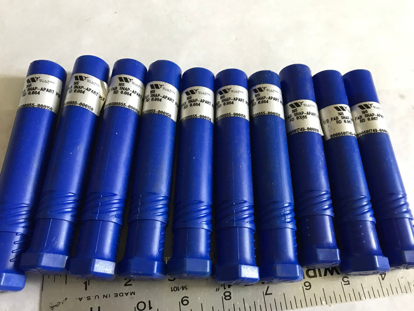 Lot Wilson Tool Strippit 1/2 Fab 195 Snap-Apart Punch & Die Rd 0.064,.065 Rd,Es