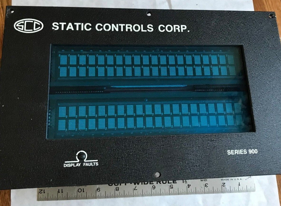Static Controls 900-M-4-12-120-P-24 Series 900 Display Readout Panel, Ei