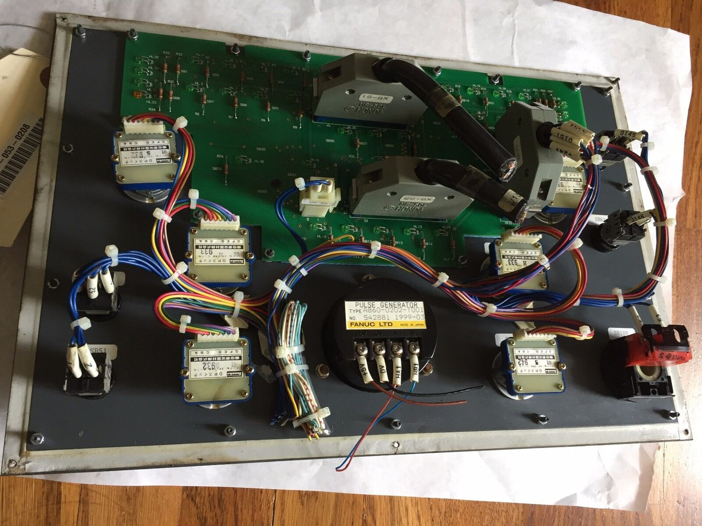 Fanuc A860-0202-T001,981215D,9812150 Pulse Generaotr/Control Panel Display,Bw