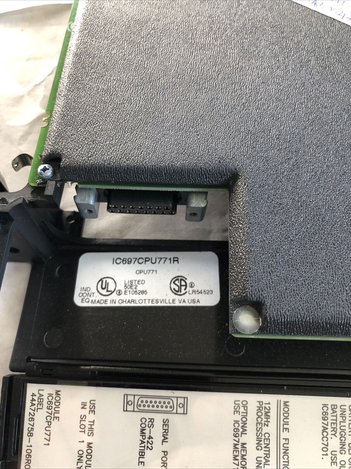 New Honeywell Cpu771,Ic697cpu771r,Cpfb2,Cpu 2000 I/O 12 Mhz 6542800006,Ee