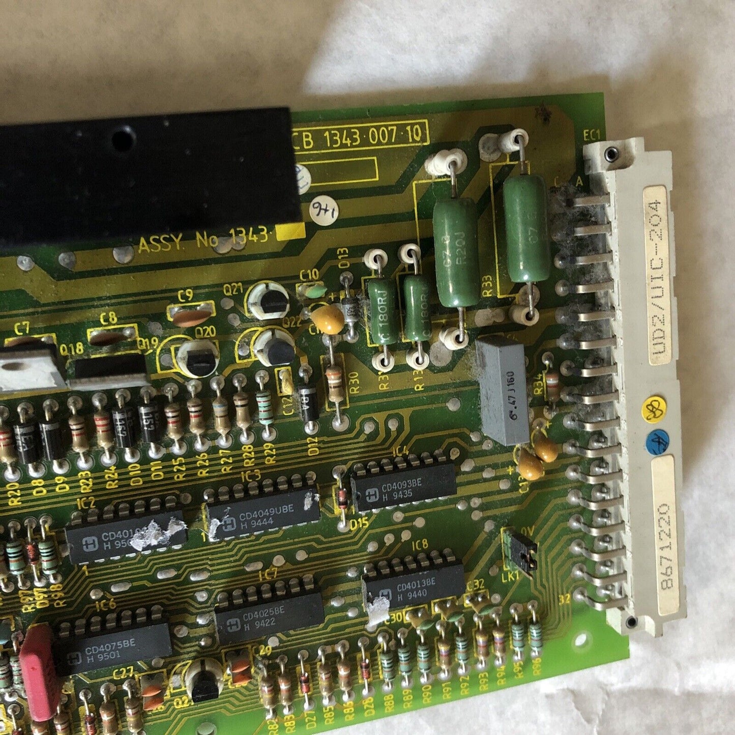 Parker Digiplan Ud2/Uic204,44866204 ,Pcb 1343 007 10 Servo Drive Board,Ee