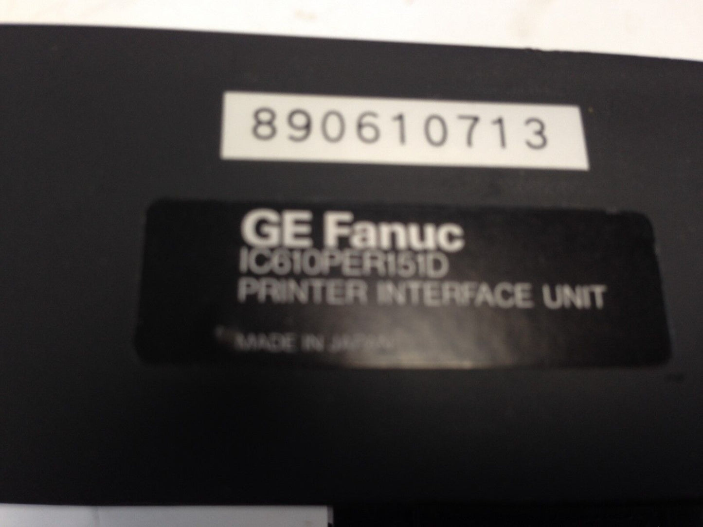 Ge Fanuc Ic610per151d Printer Interface Module Snap-On,Tl