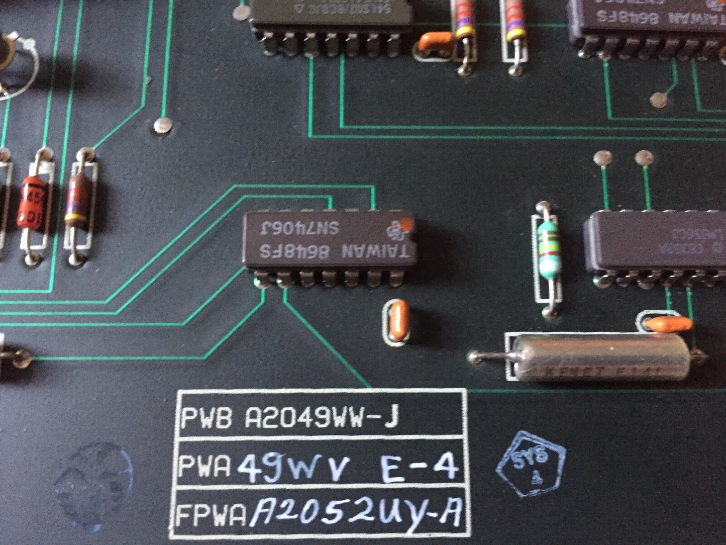 Foxboro Peb A2049ww-J,Pwb A2049ww-J,49Wv E-4 Board Prom A2049ww,F8652j,Cx