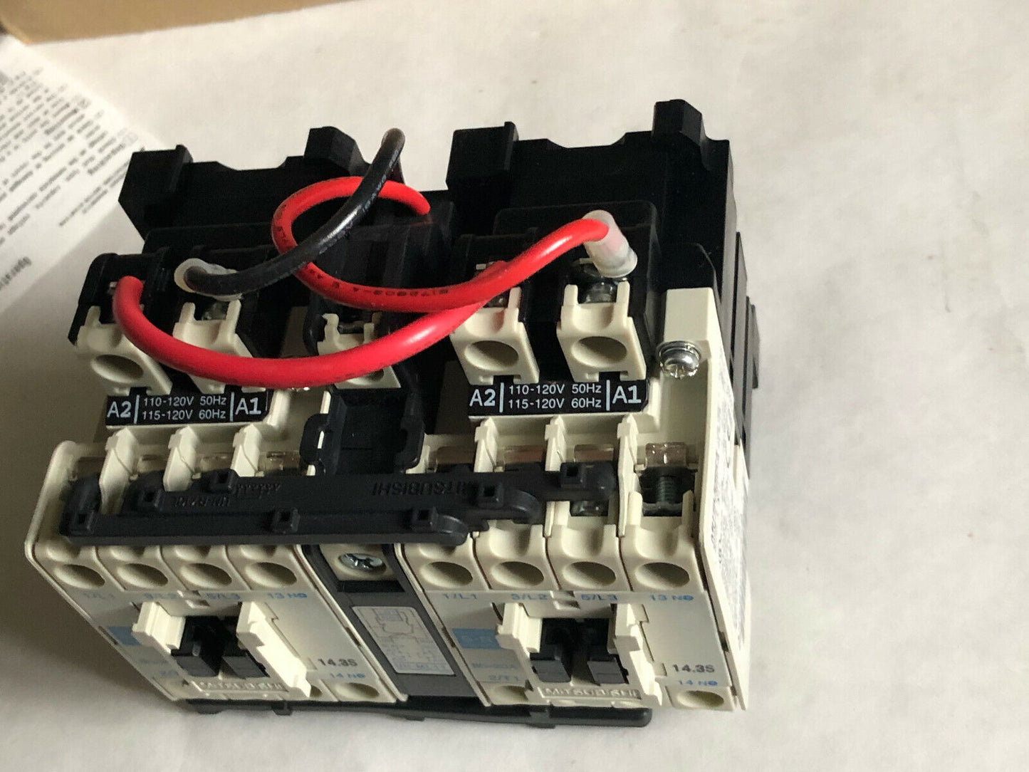 New Mitsubishi Electric S-2Xn11cxul Reversing Contactor 110-120V,S-N11,14.3S,Sv
