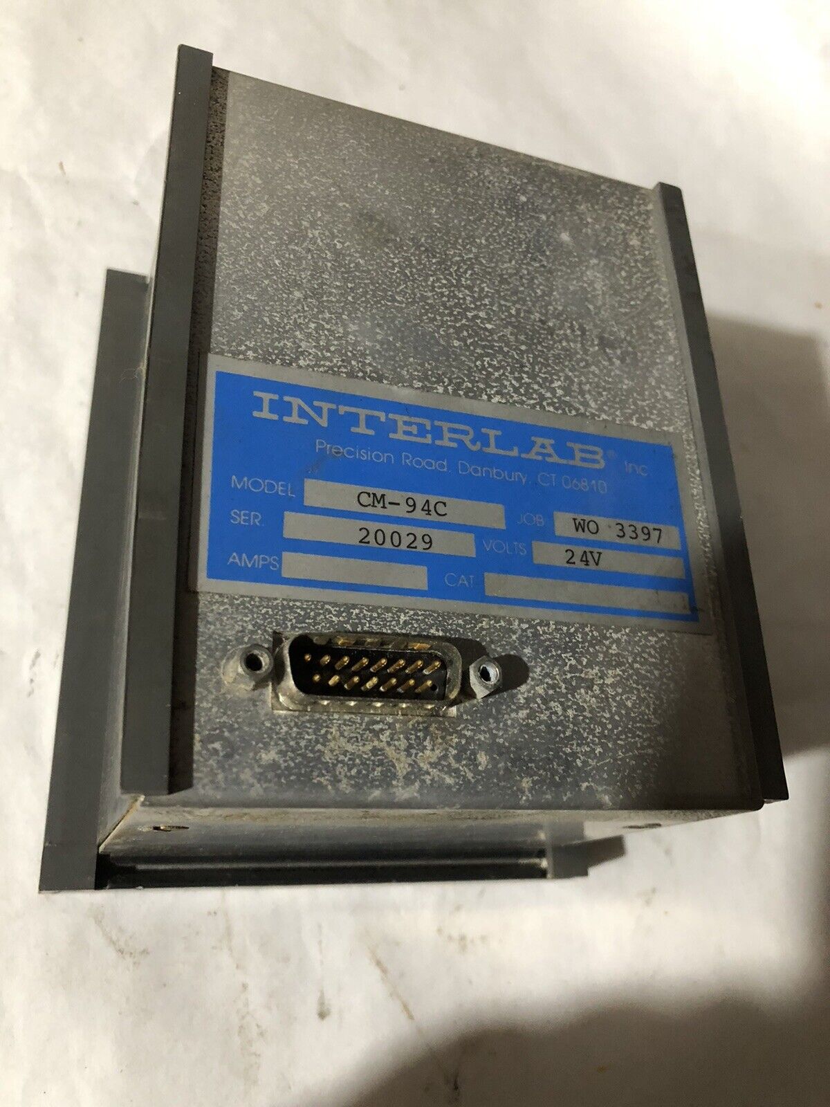 Interlab Robot Inhibit,Temperature Controller Cm-94 Cm-94C Wo 3397,Tn