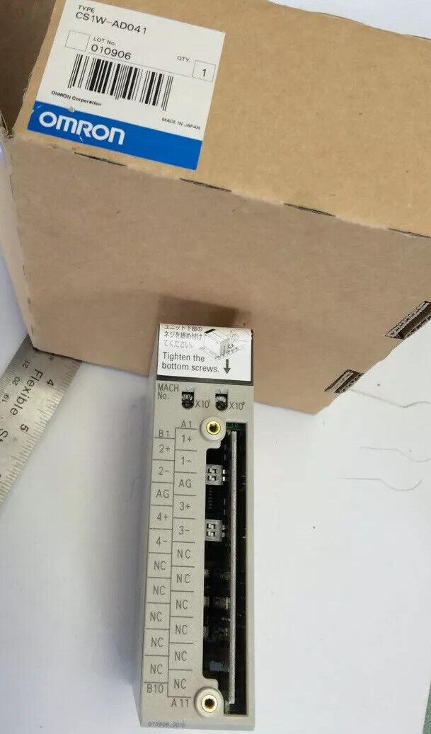 New Omron Cs1w-Ad041,Input Module Analog 4Point Cs1w-Ad041,010906 0010,Fk