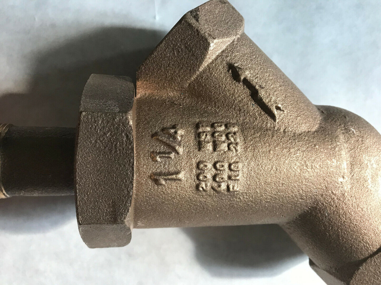 United Brass Works 1-1/4" Boiler Y Blow Down Valve Asme Ptfe Disc 200Wsp 226Ut
