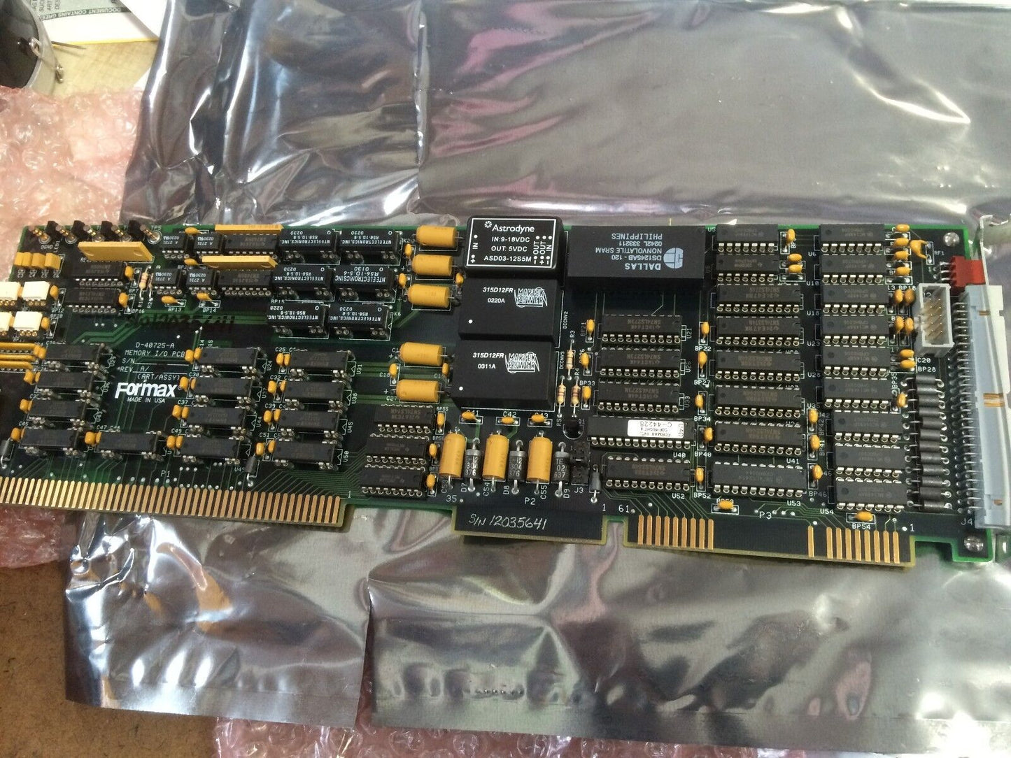 Formax D-40725-A Memory I/O Pcb Input/Output Board,Bf