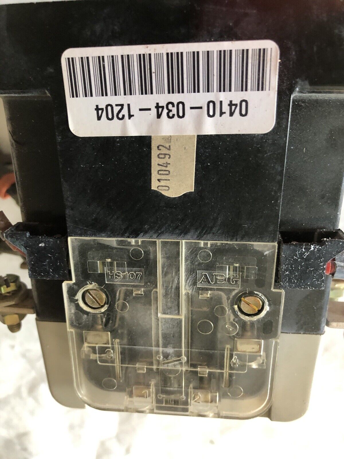 Aeg Ls 107 Contactor, 135 A, 600 V, 3-Pole Hs107,Bs