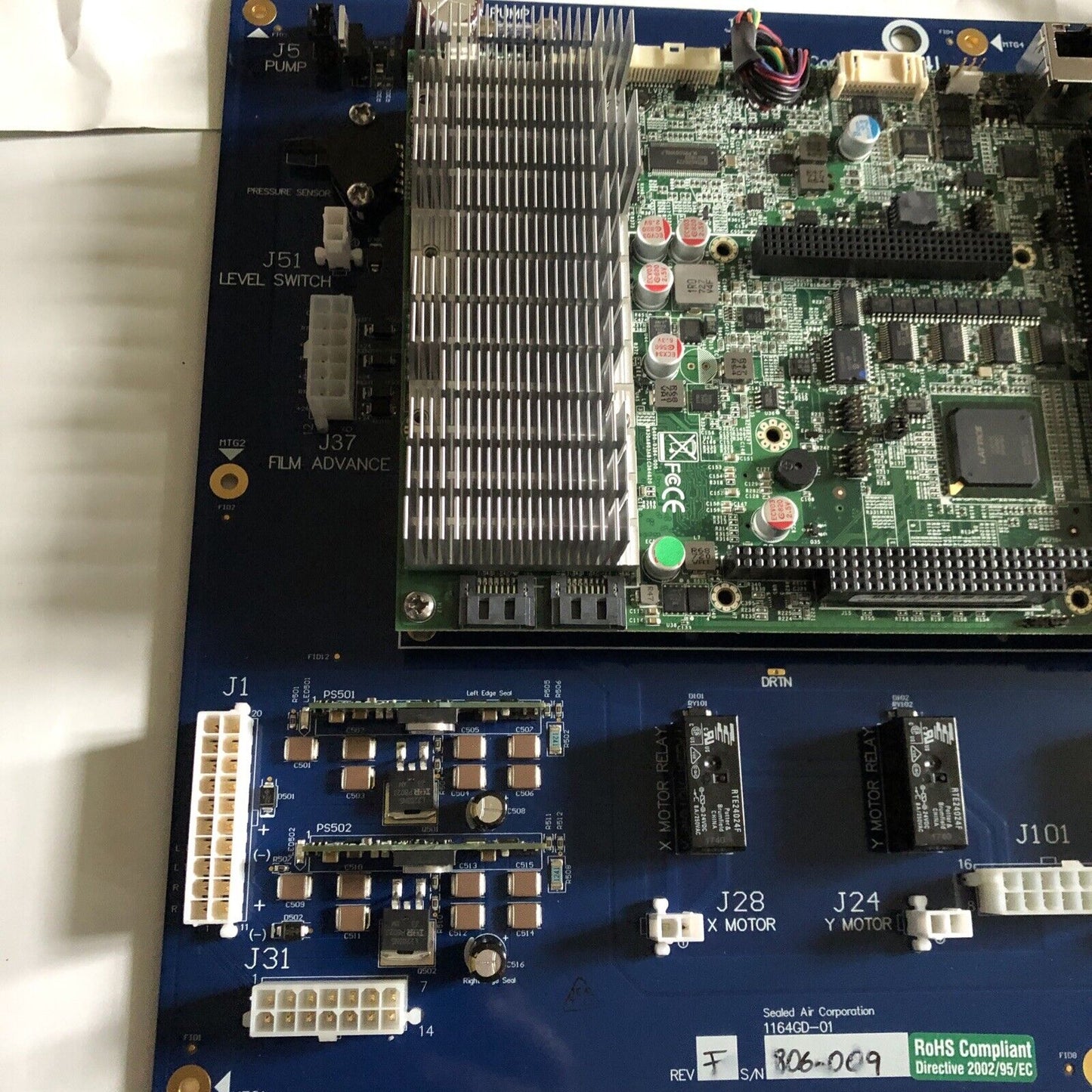 New Sealed Air Corp 1164Gd-01 Printed Circuit Board,1098Ht-02Lf,Cf-Dc-A-2G-I,,Ff
