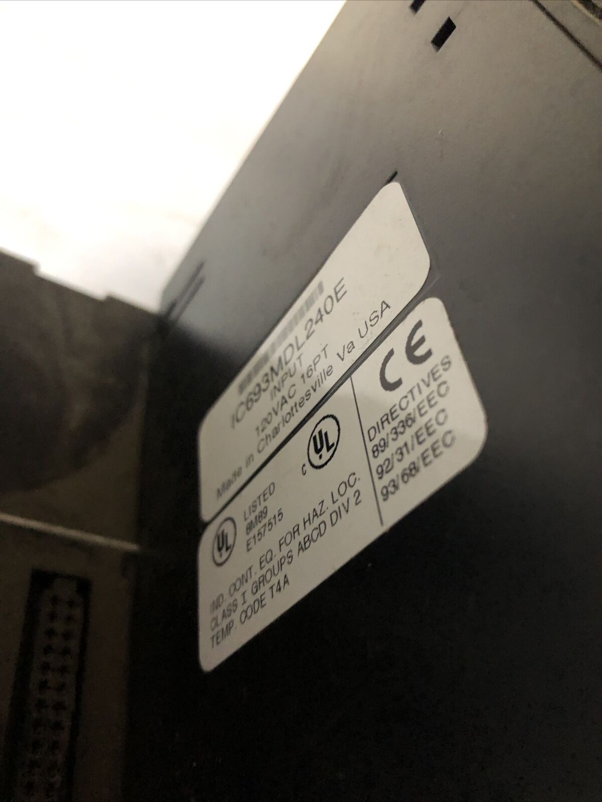 Ge Fanuc 10-Slot,Ic693chs392h,Ic693mdl240g,He93dac410a,Ic693mdl240e,3829643,Bv
