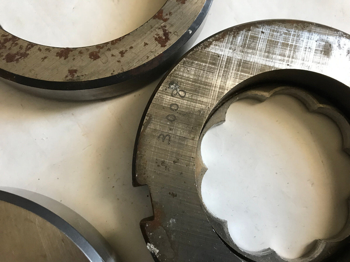 6 Wilson Thick Turret Dies Mixed Lot, Round Square Rectangle,5" Dia,Sc