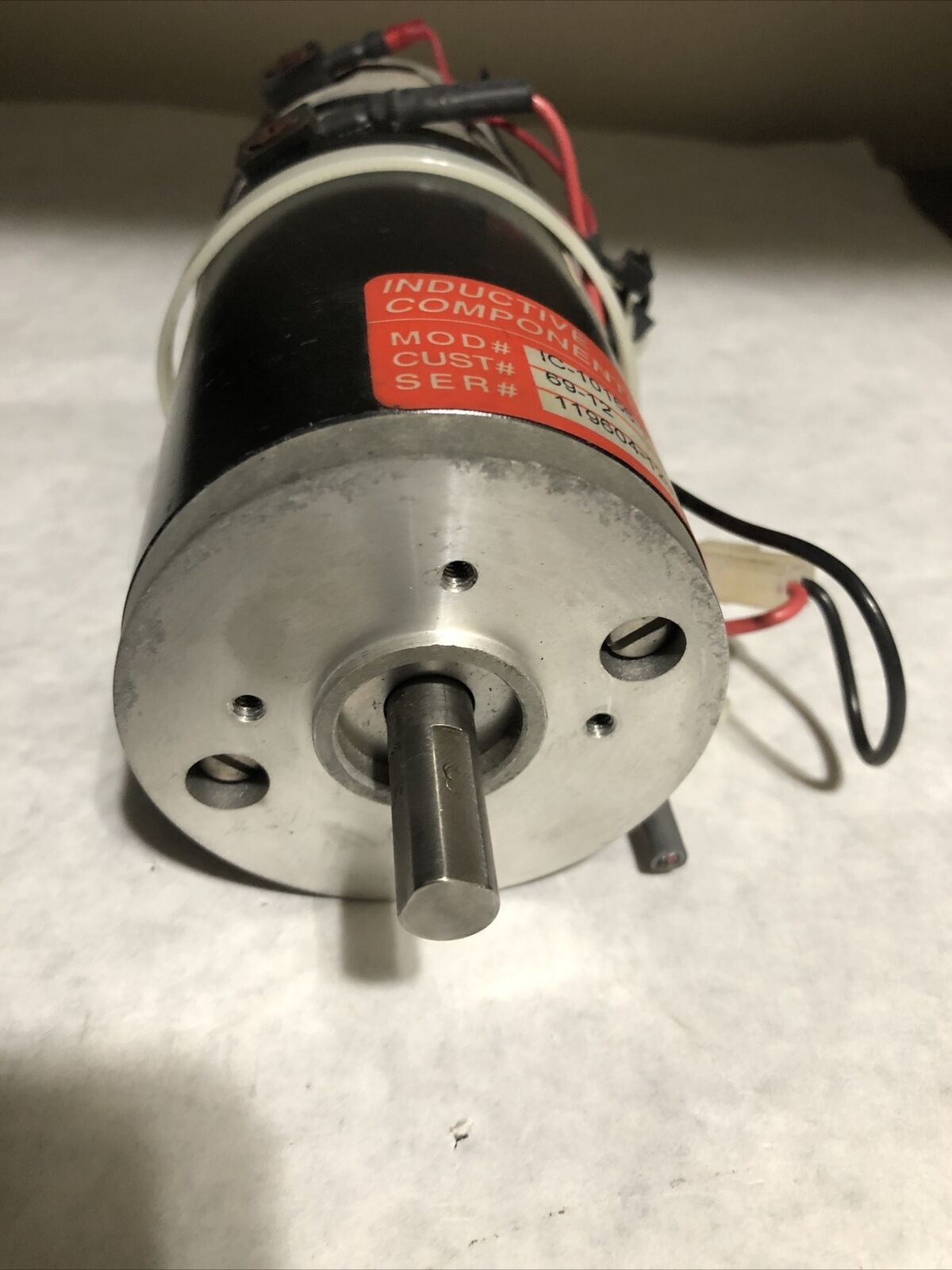 Inductive Components Ic-10166-1 Induction Motor,3/8" Shaft Dia,69-12,Bb