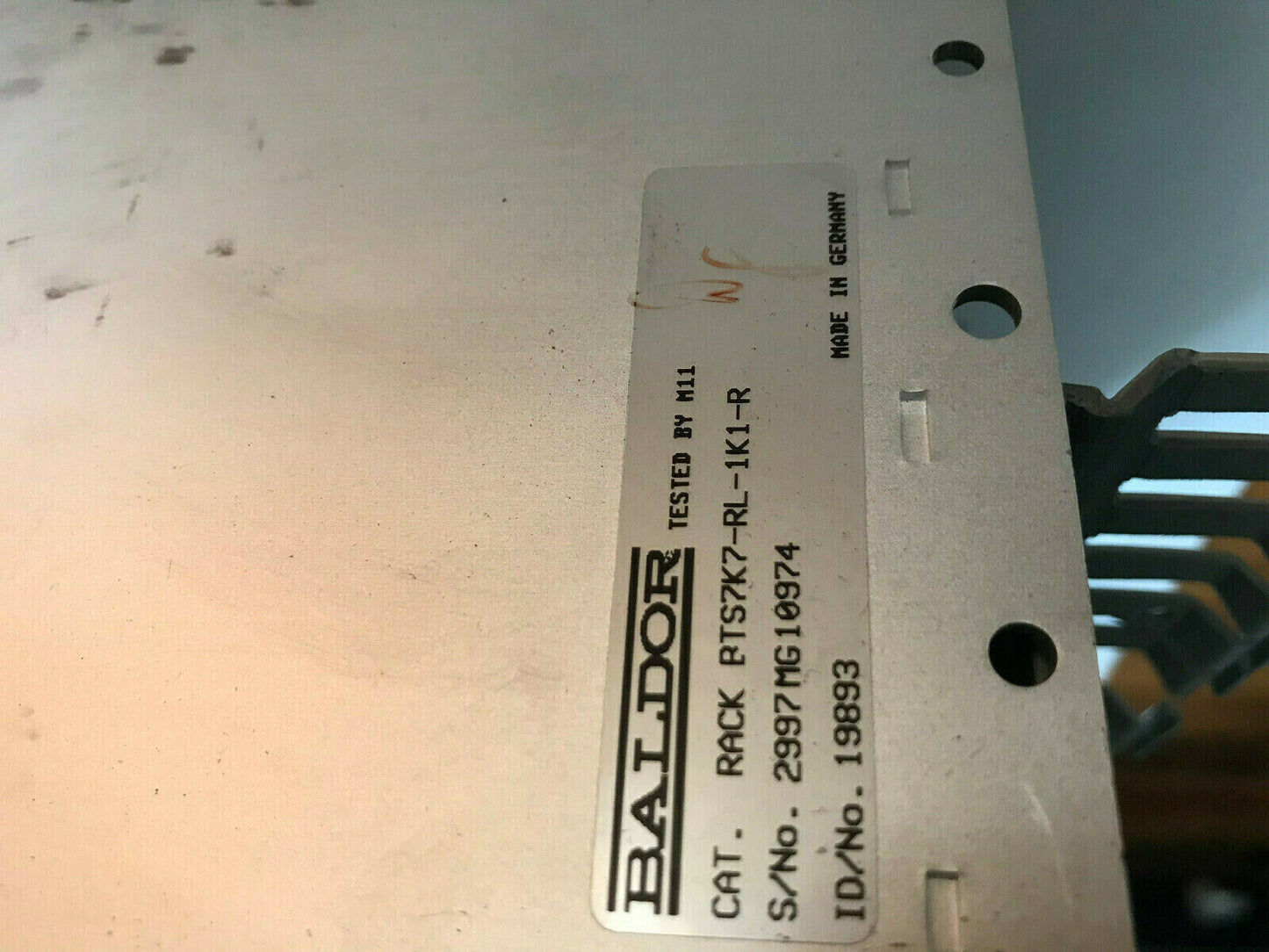 Baldor Rack Bts7k7-Rl-1K1-R,Bts10-200-15-R,Bts10-200-60-R,Bts 10,Asr Assembly,So