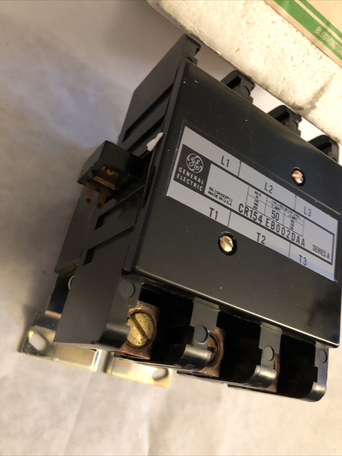 New Ge General Electric Dp Starter Contactor Cr154eb002daa,50 Amp, 3 Pole,Dc