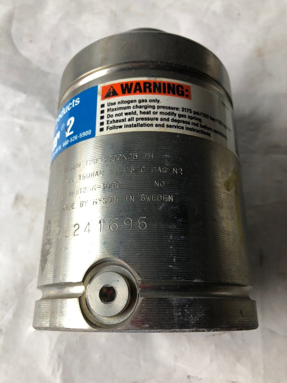 New Hyson T2b-3000X25 Th Tanker 2,T2sk-3000 Nitrogen Gas Spring,Ck