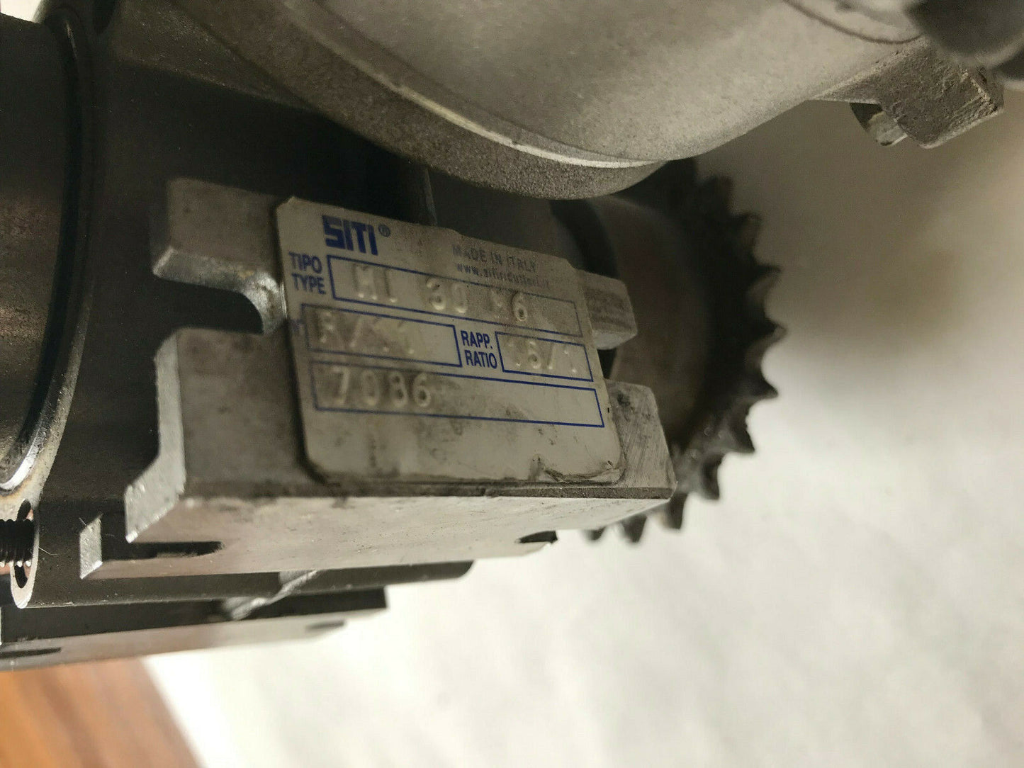 Vemat Vtb 63B Electric Motor 440V .25Hp 1360/1620Rpm,Siti Mi 30 M6,F.11,Sm