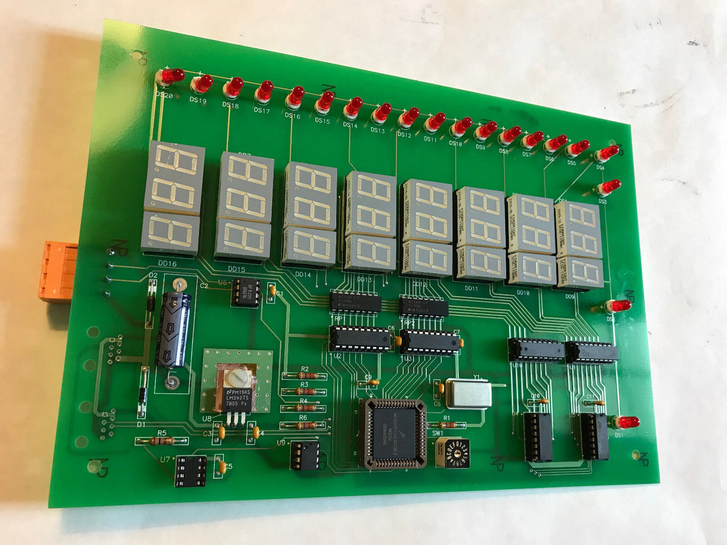 Forry Avc 6000 Display Card Pcb Pn 102054 Rev B 102054-03 Rev C,Ad