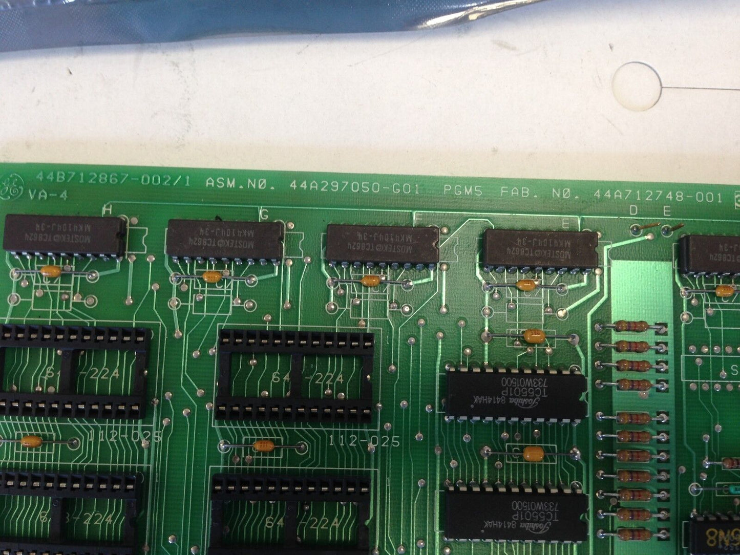 Ge Fanuc 44A297050-G01 Board Pgm5 Cnc,44A712748-001,44B712867-002/1,Fe
