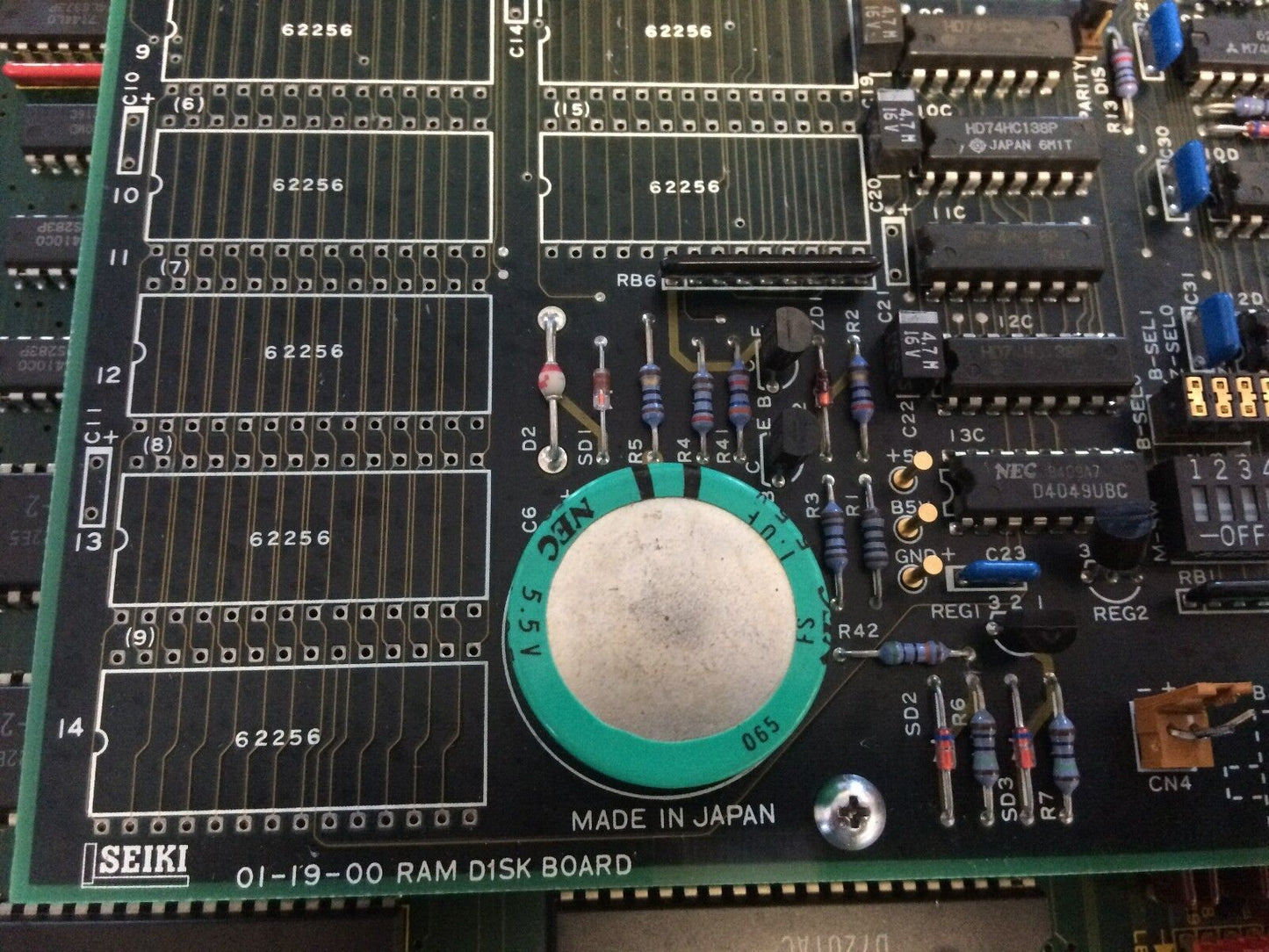 Sanyo Denki Servo Drive S16-Ii,01-04-03/02,Si6ii,Seiki 01-19-00 Ram Disk,Ea