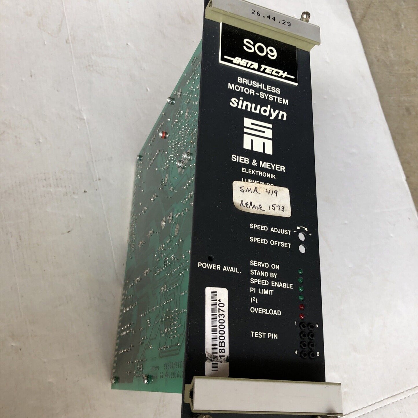 Sieb & Meyer 26.44.29,Sinudyn,26.44.0007.2,So9 Brushless Motor System,Smr 419,Cz