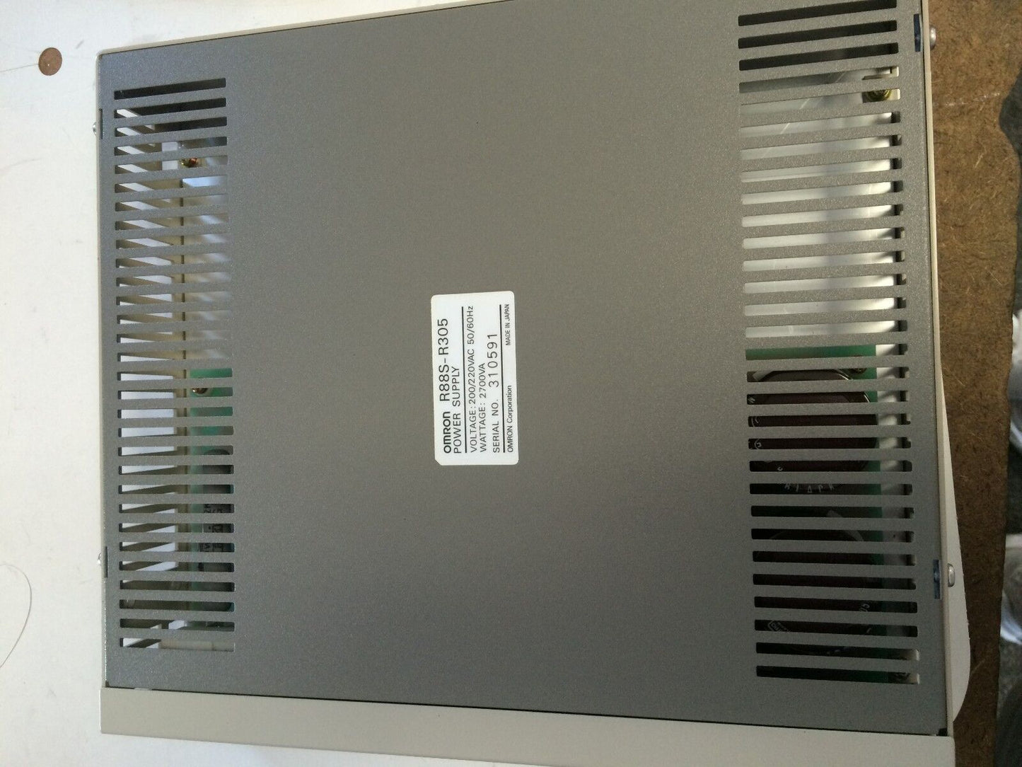 Omron R88s-R305 Power Supply, 280 Vdc ,Cz,Ee