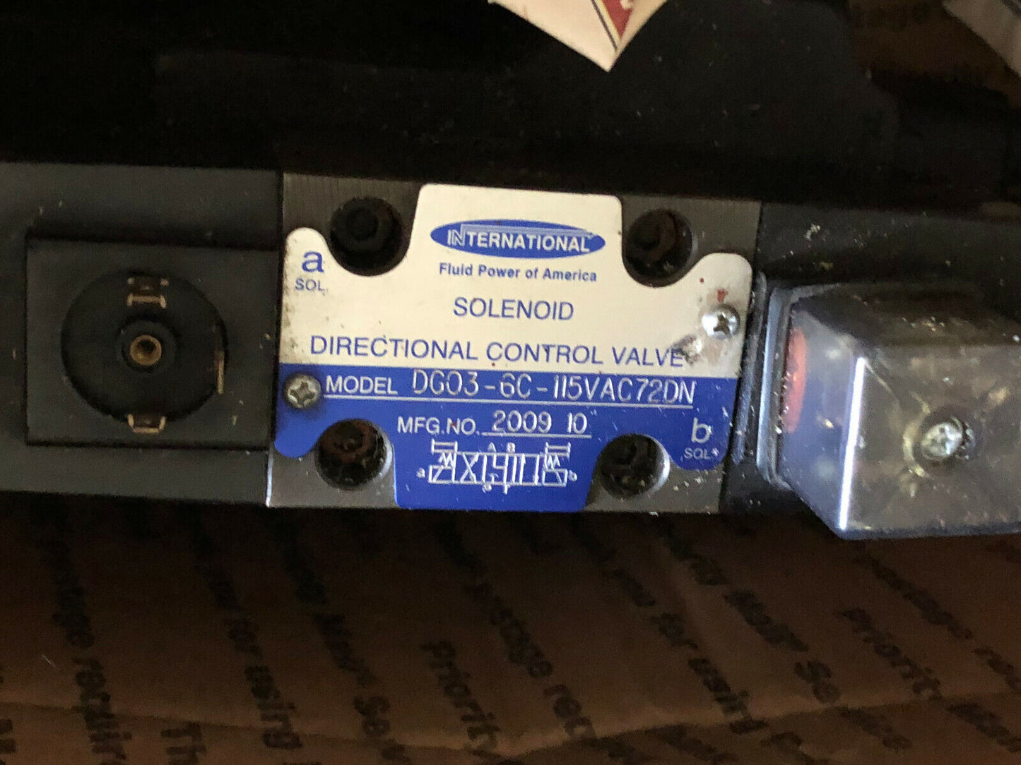 International Dg03-6C-115Vac72dn,Dg08-0C/(2C)-E-10,D08-2C-E-10 Solenoid Valve,Ap