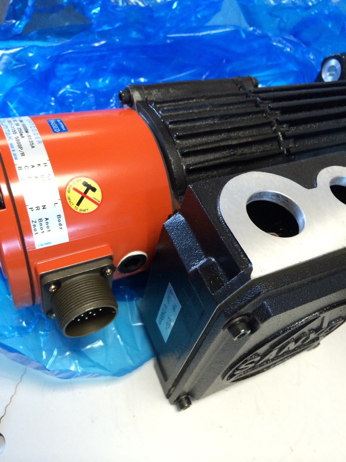 Sanyo Denki 20Bm040hxpt4 Bl-Super Servo Motor,Lma-500Bm-S135a, 20Bm04ohxpt4,Fg