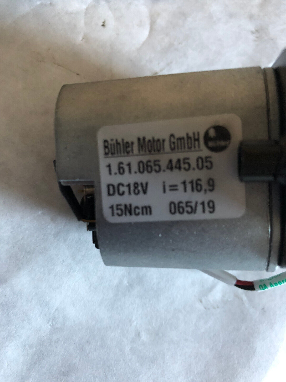 New Buhler Gmbh Miniature Motor,Elbatech Hp Ct245-15772,Eas-1078-52,El1621,Tj