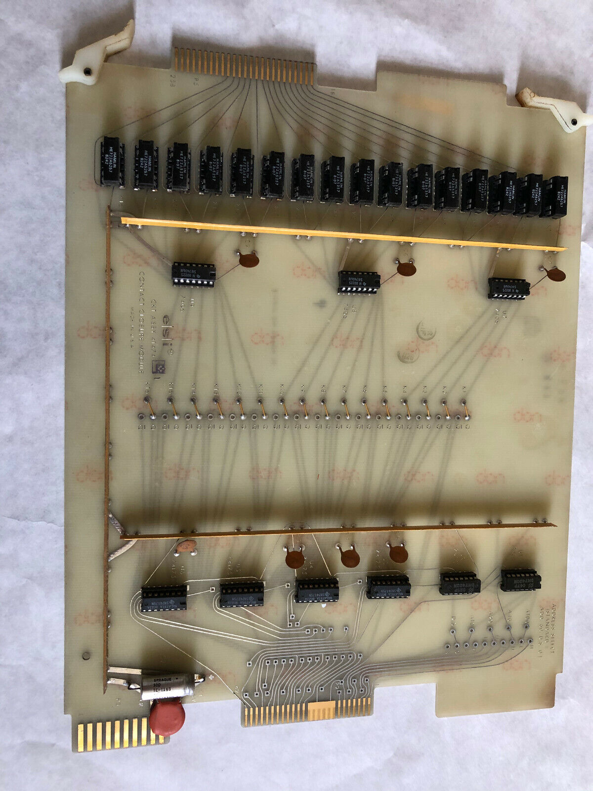 Esi 41474 41991B,Ckt Assy 41474 Contact Closure Module Pcb Board,Da