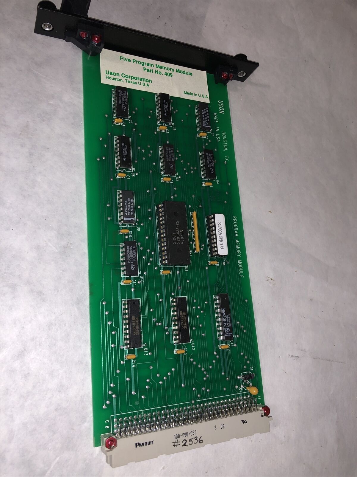 Uson 409 Cnc Cpu Five Program Memory Module Five Prog.,Fg