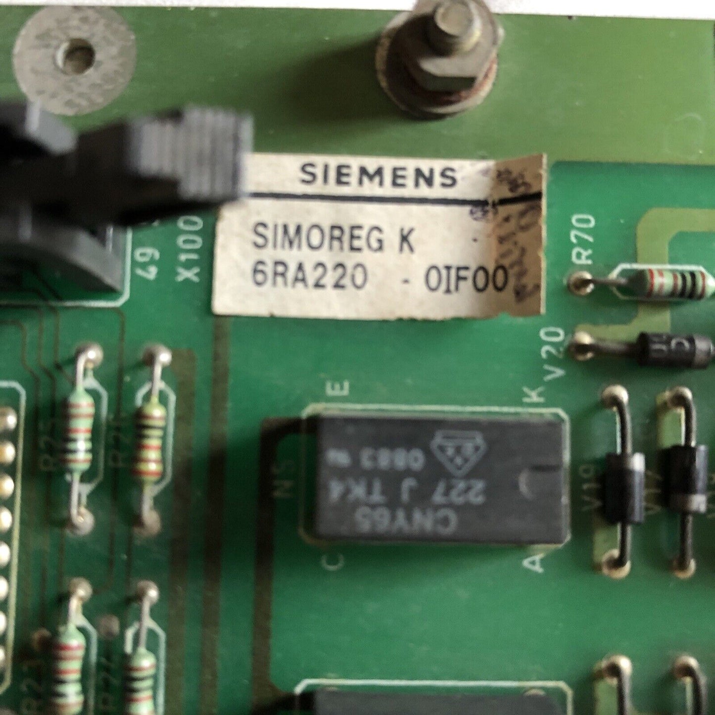 Siemens 6Ra220-0If00,Simoreg K Pc Board Drive,6Ra220 0If00, 6Ra220-01F00,Sn
