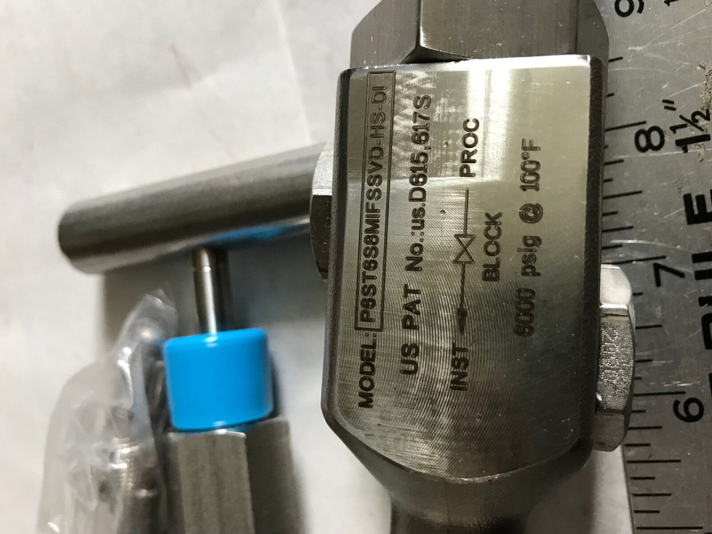 Phoenix Precision P6st6s8mifssvd-Hs-Di,3/8" Bore Valve,P6stss8mifssvd-Hs-Di,Eq