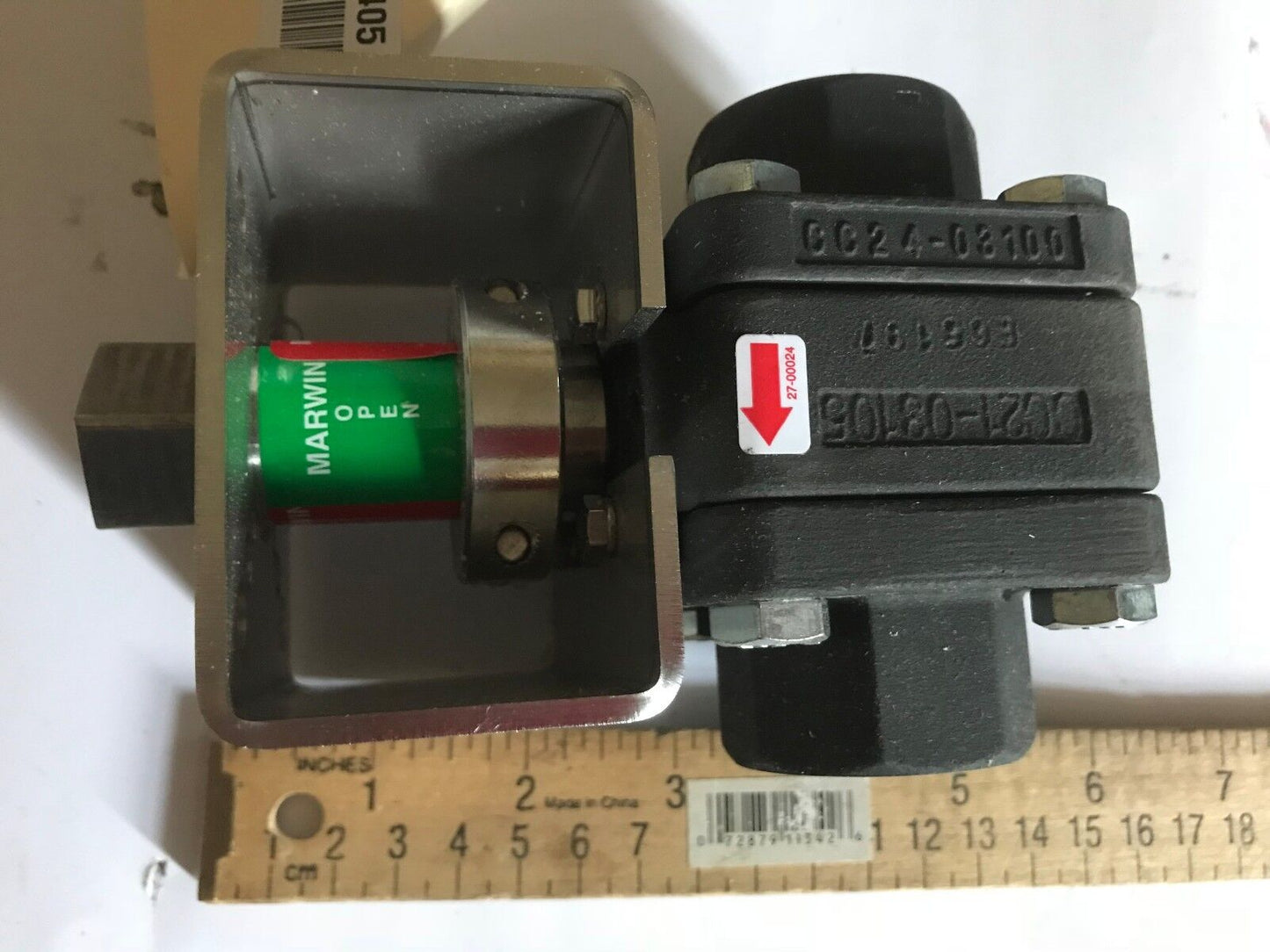 Marwin Cv3000f V Ball Control Valve,3/4" Cv3000f 3/4" 1000 Seat,Eh