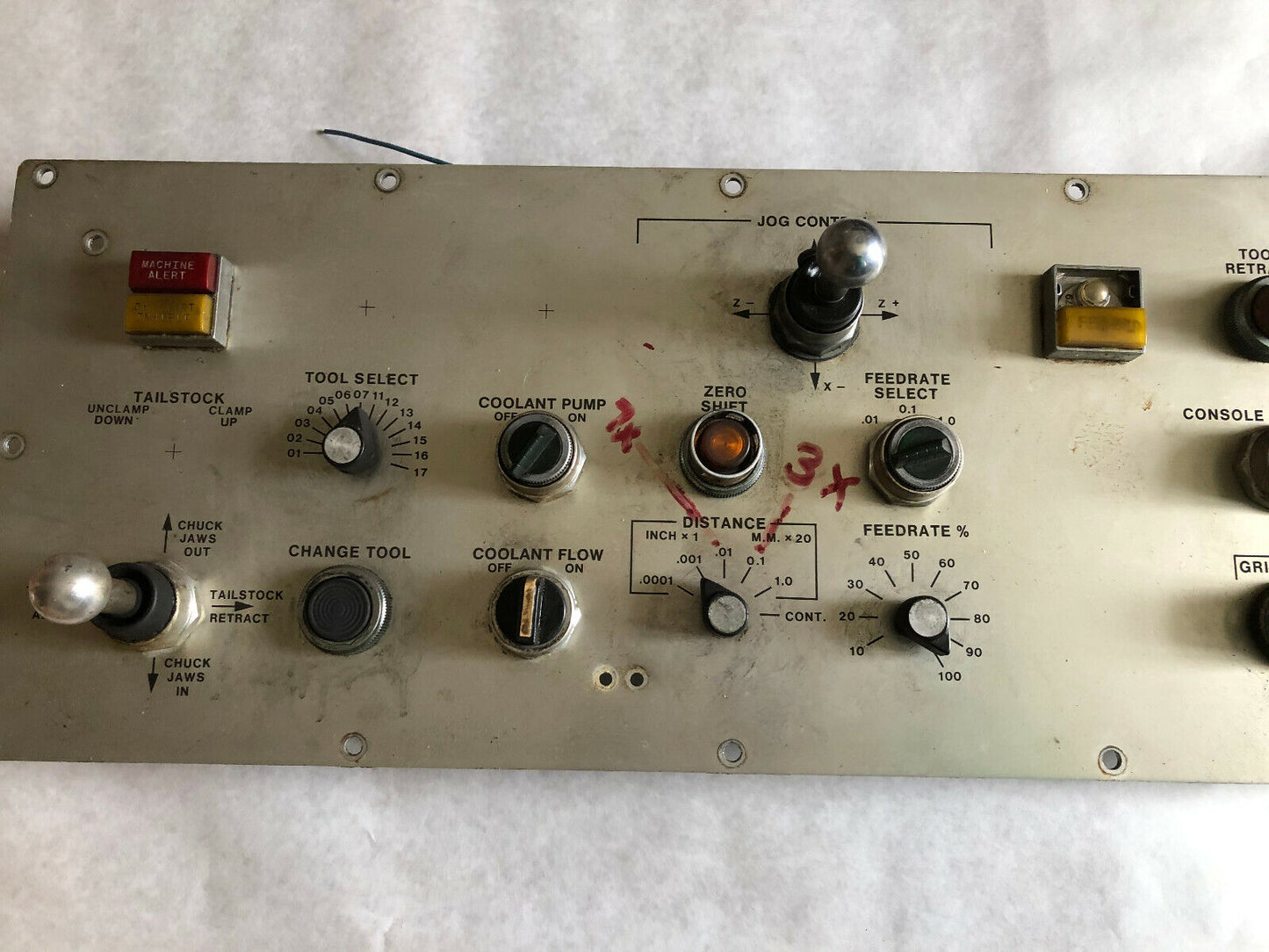 Cincinnati Milacron 3633760R01,Cnc Lathe Operator Interface Panel Display,Hc