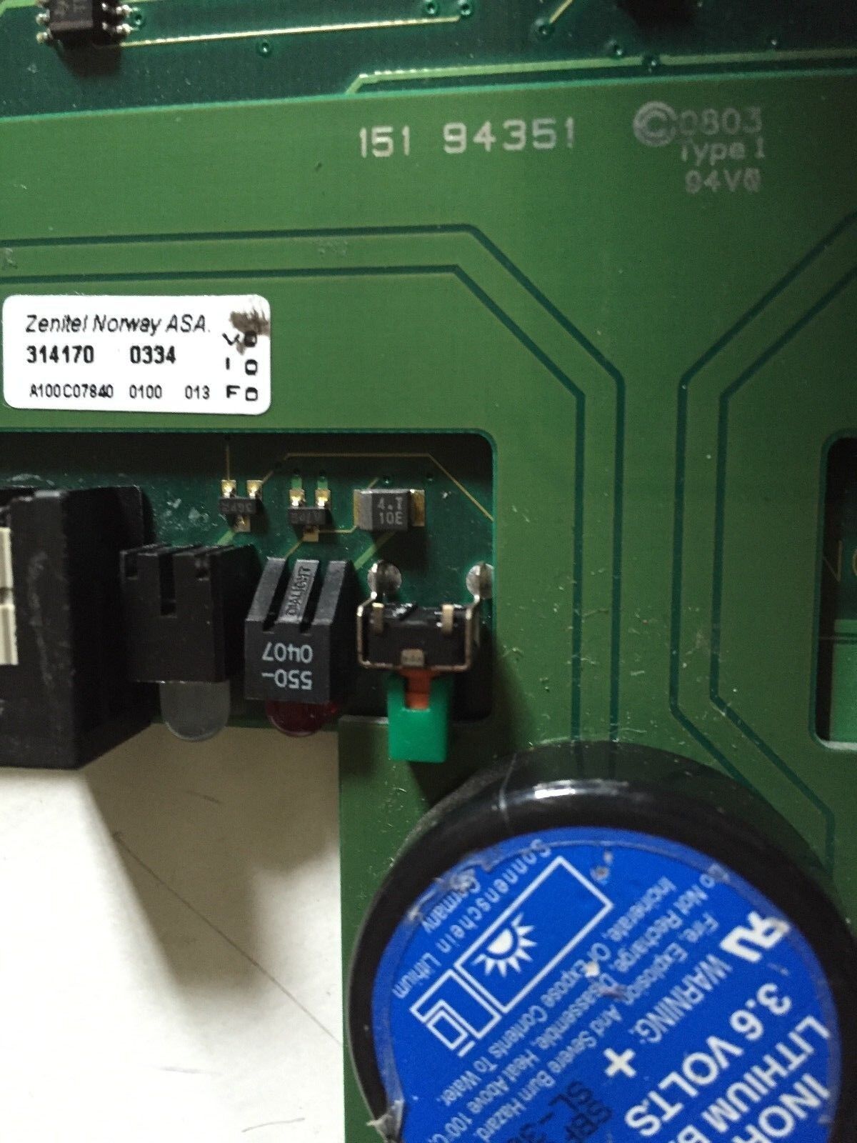 Stentofon 1009201000,Alphatron 16291 9828,Zenite 314170 0334,Amc- Version 9,Fk