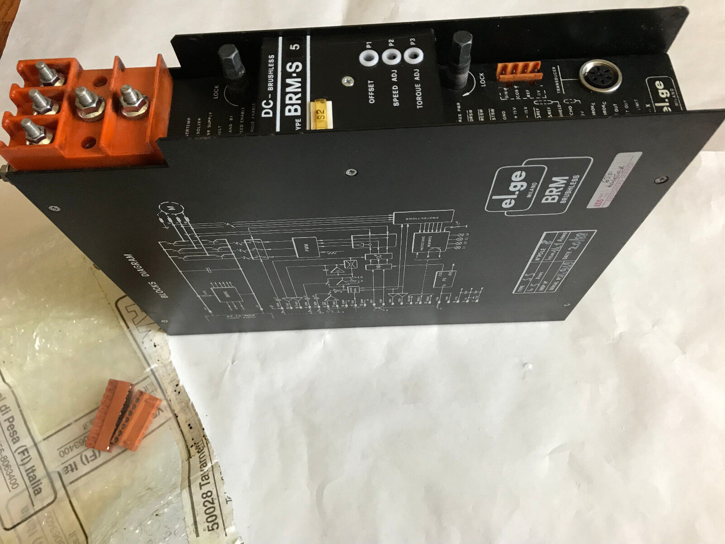 El.Ge Brm Type Brm-S5 Servo Drive,Elge Brm-S Dc Brushless,S5,Sd