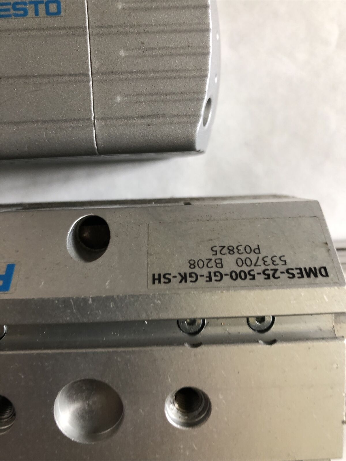 Festo Dmes-25-500-Gf-Gk-Sh Linear Actuator,Festo Emms-As-55-S-Ts Servo Motor,Bb