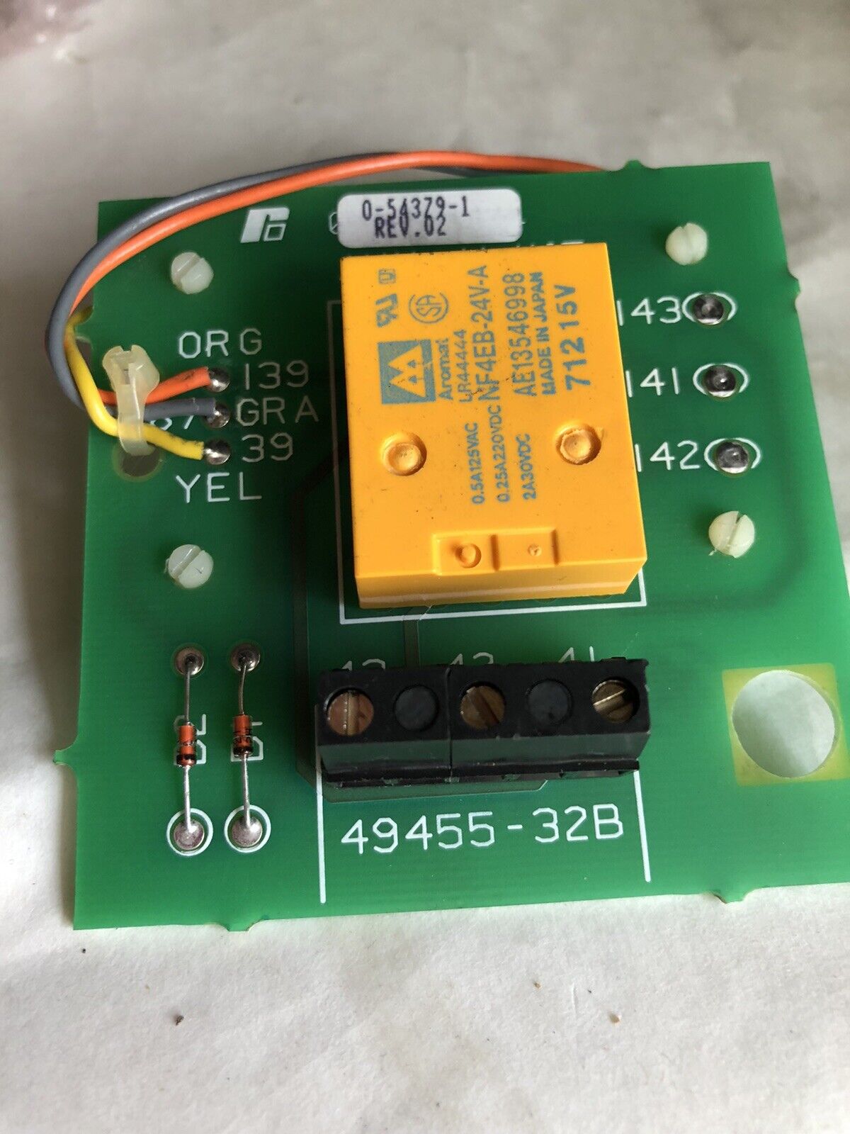 Reliance Electric 0-54379-1 Rev. 02 Auxiliary M Kit,Circuit Board 49455-32B,To