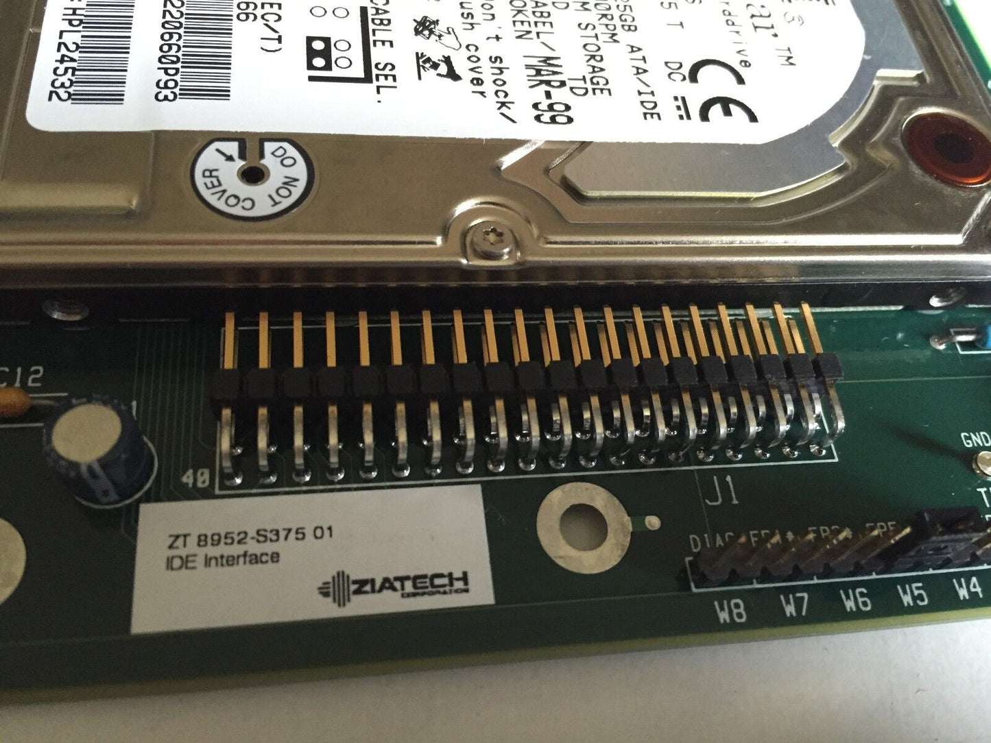 New Ziatech Zt 8952-S375,8952-S375 01,Ibm Travelstar Dbca-203240 Hard,Ide 1.4,Fi
