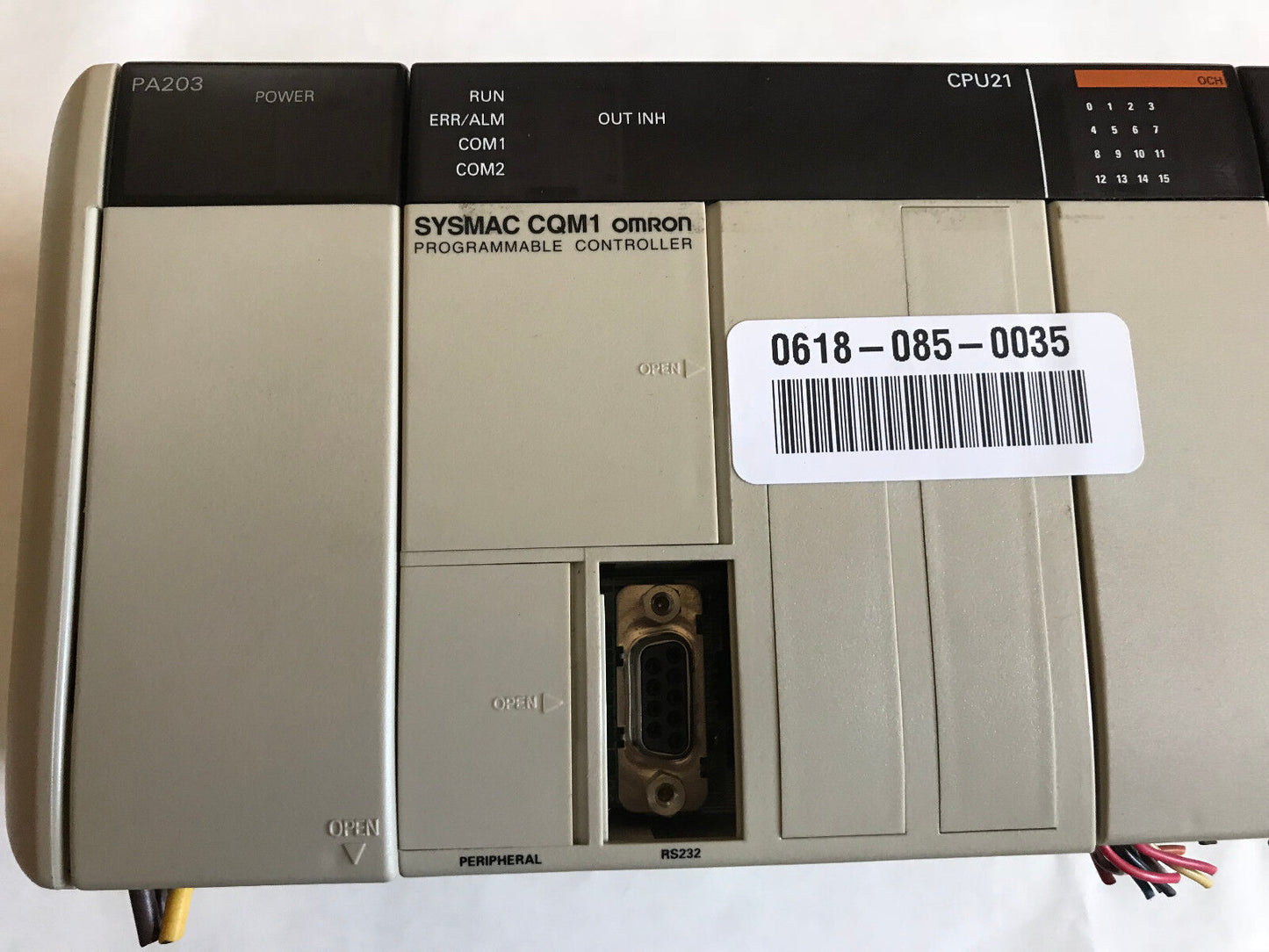 Omron Cqm1,Cqm1-Cpu21-E,Cqm1-Oc221,Pa203 Plc System Cqm1-Pa203,Oc221,Id212,Ab
